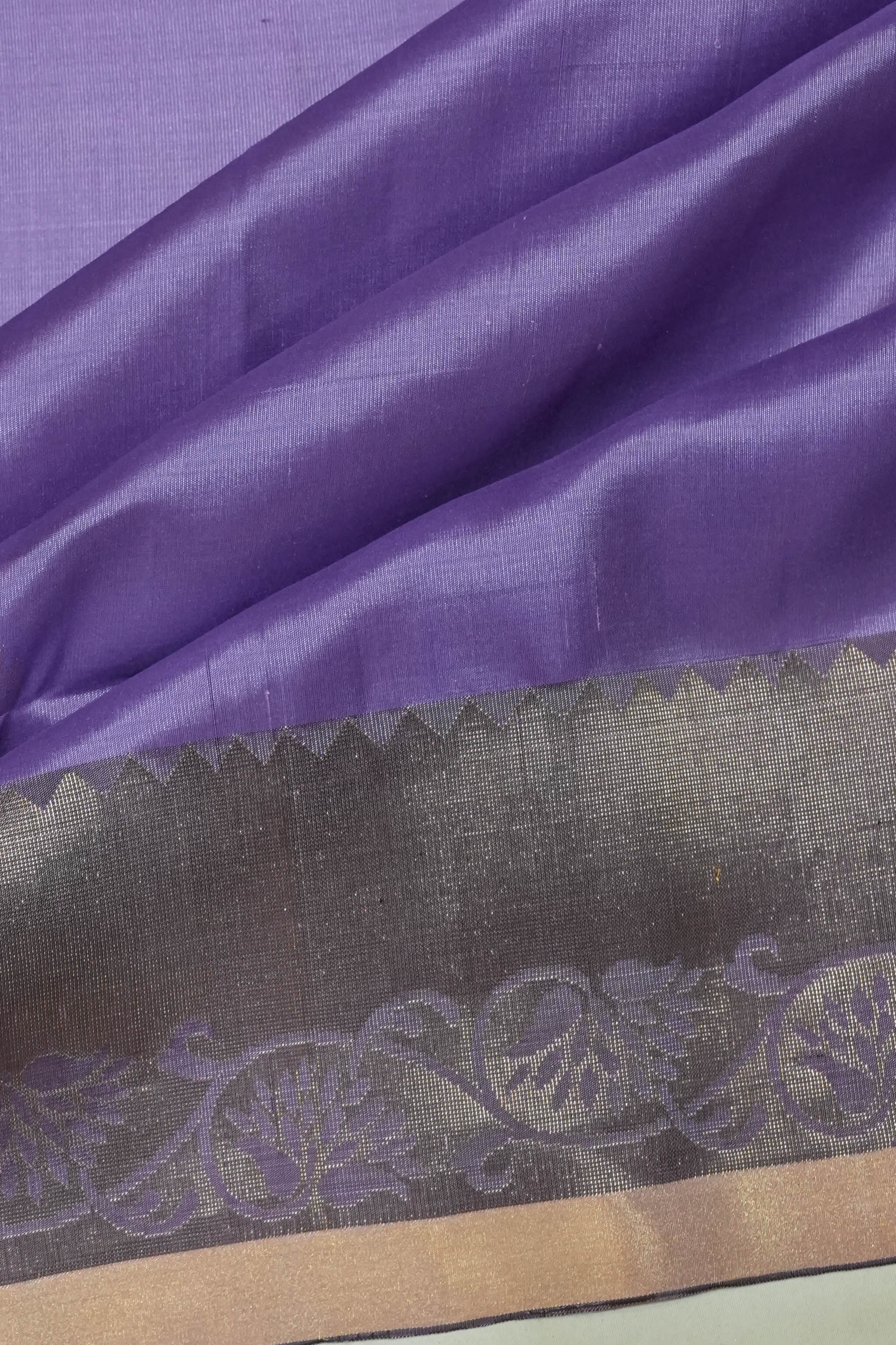 Soft Silk Butta Lavender Saree