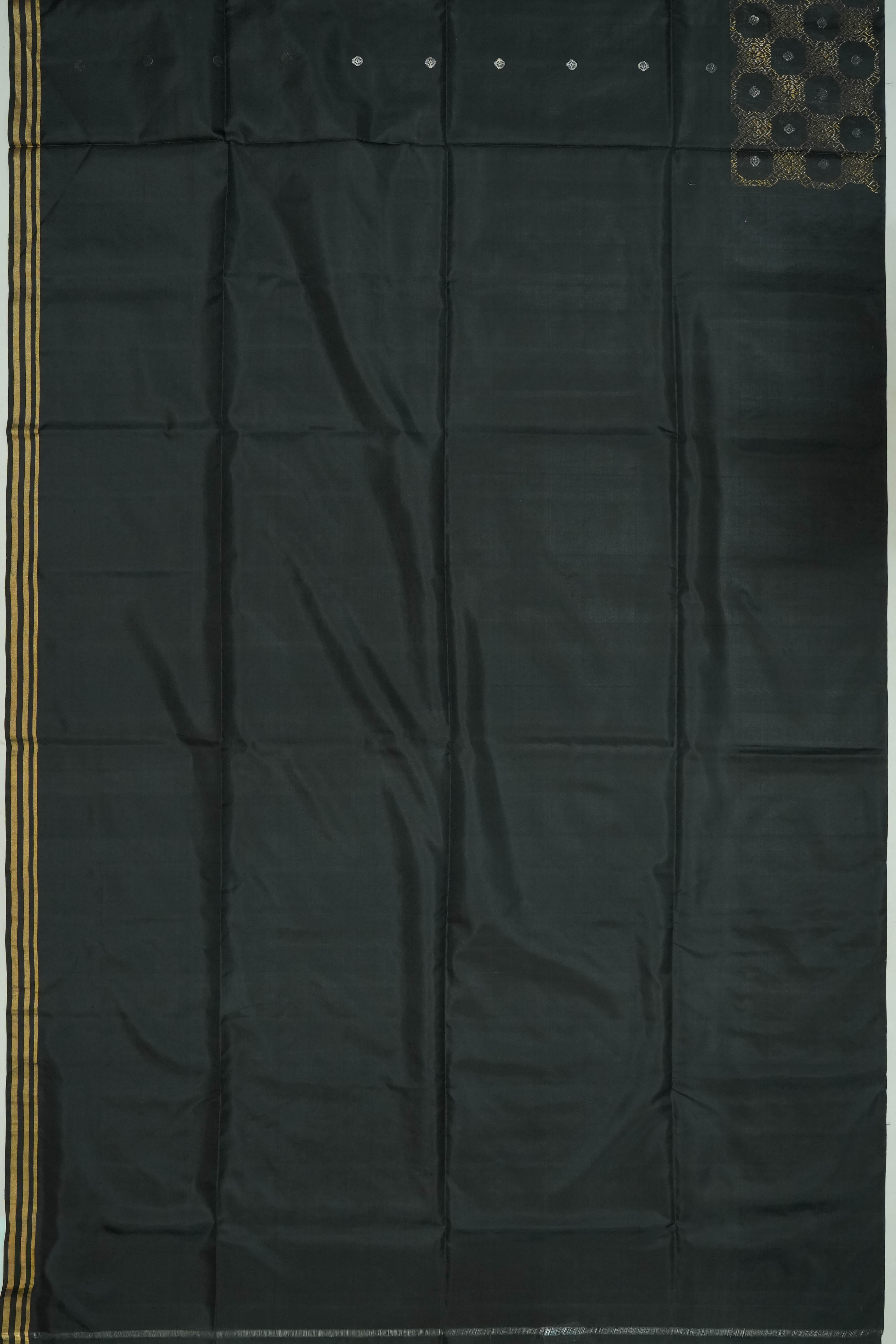 Soft Silk Butta Black Saree