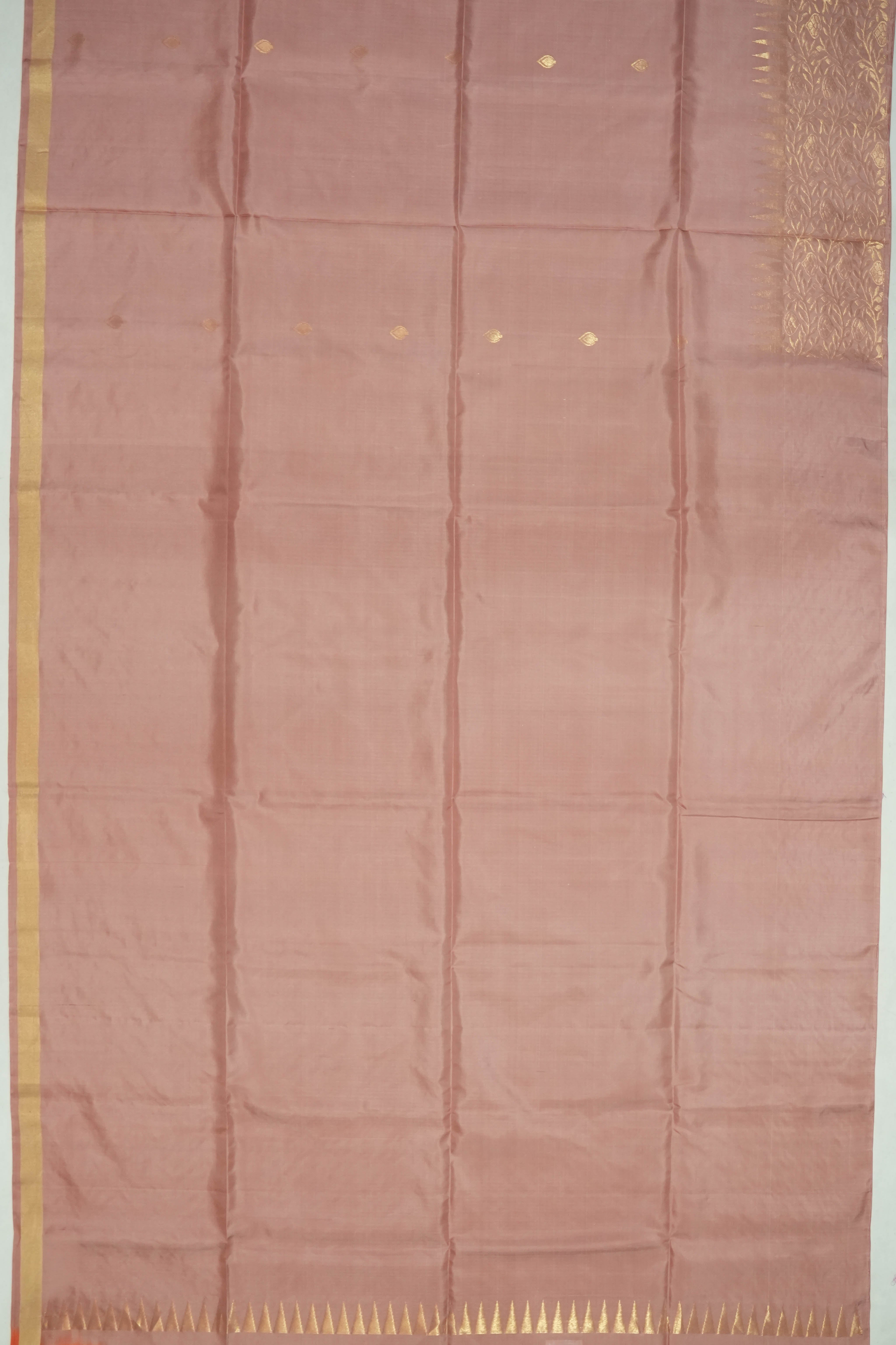 Soft Silk Butta Pink Saree