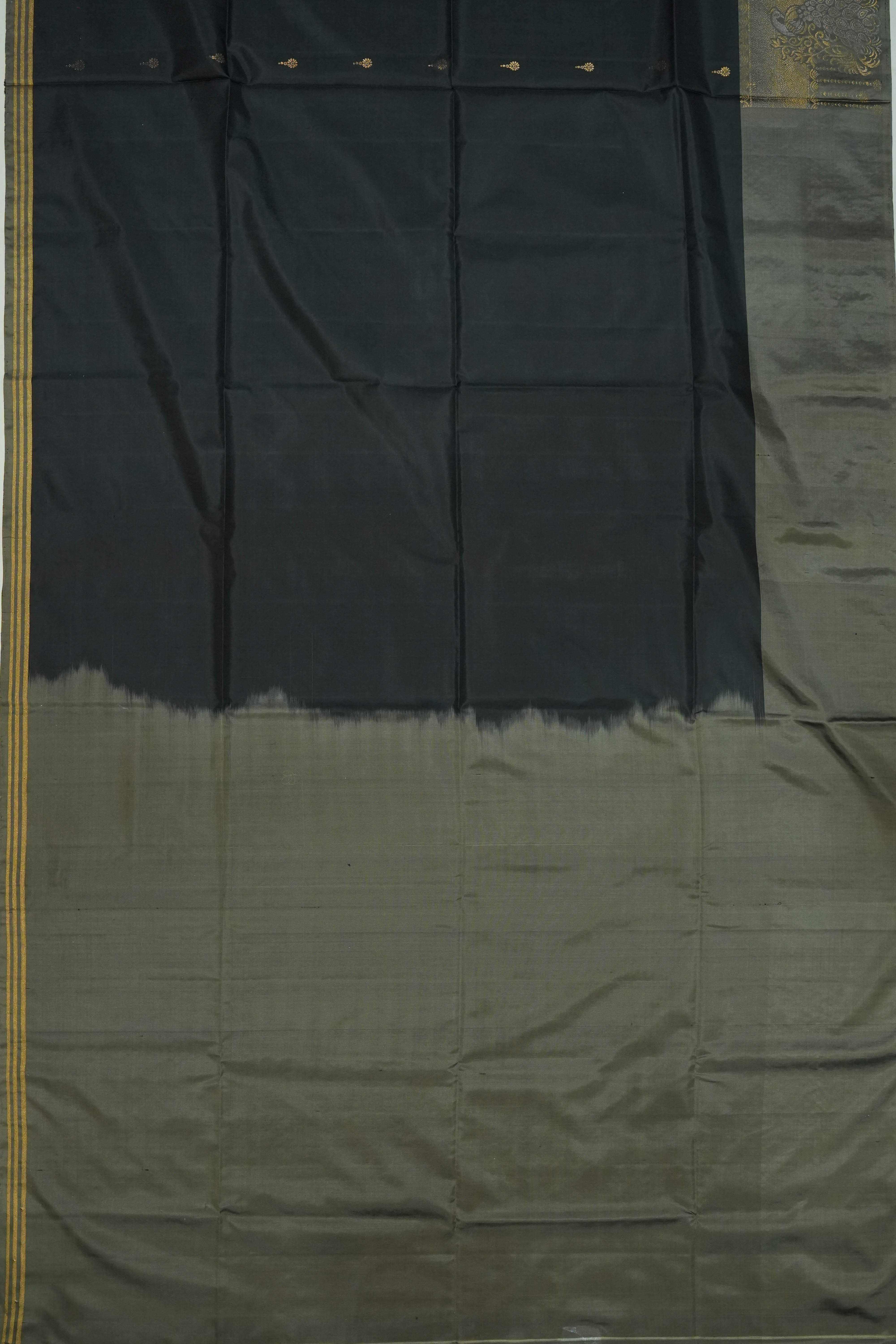 Soft Silk Butta Black Saree