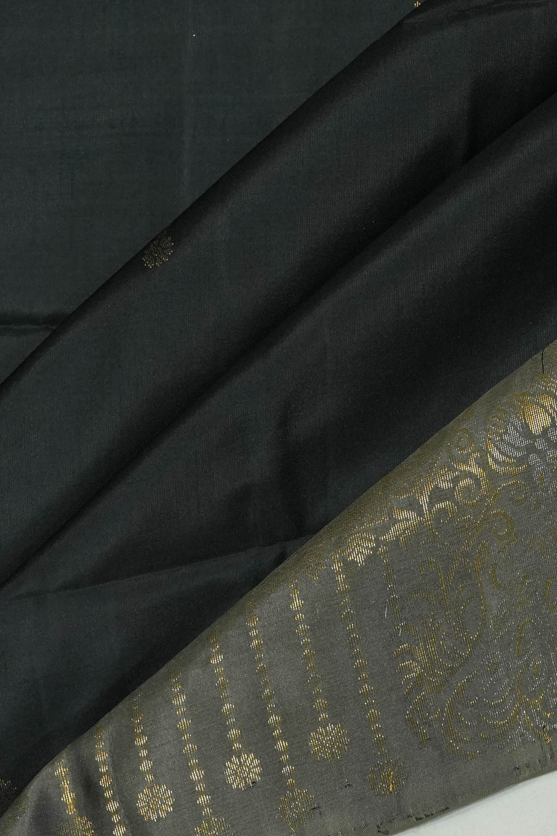 Soft Silk Butta Black Saree