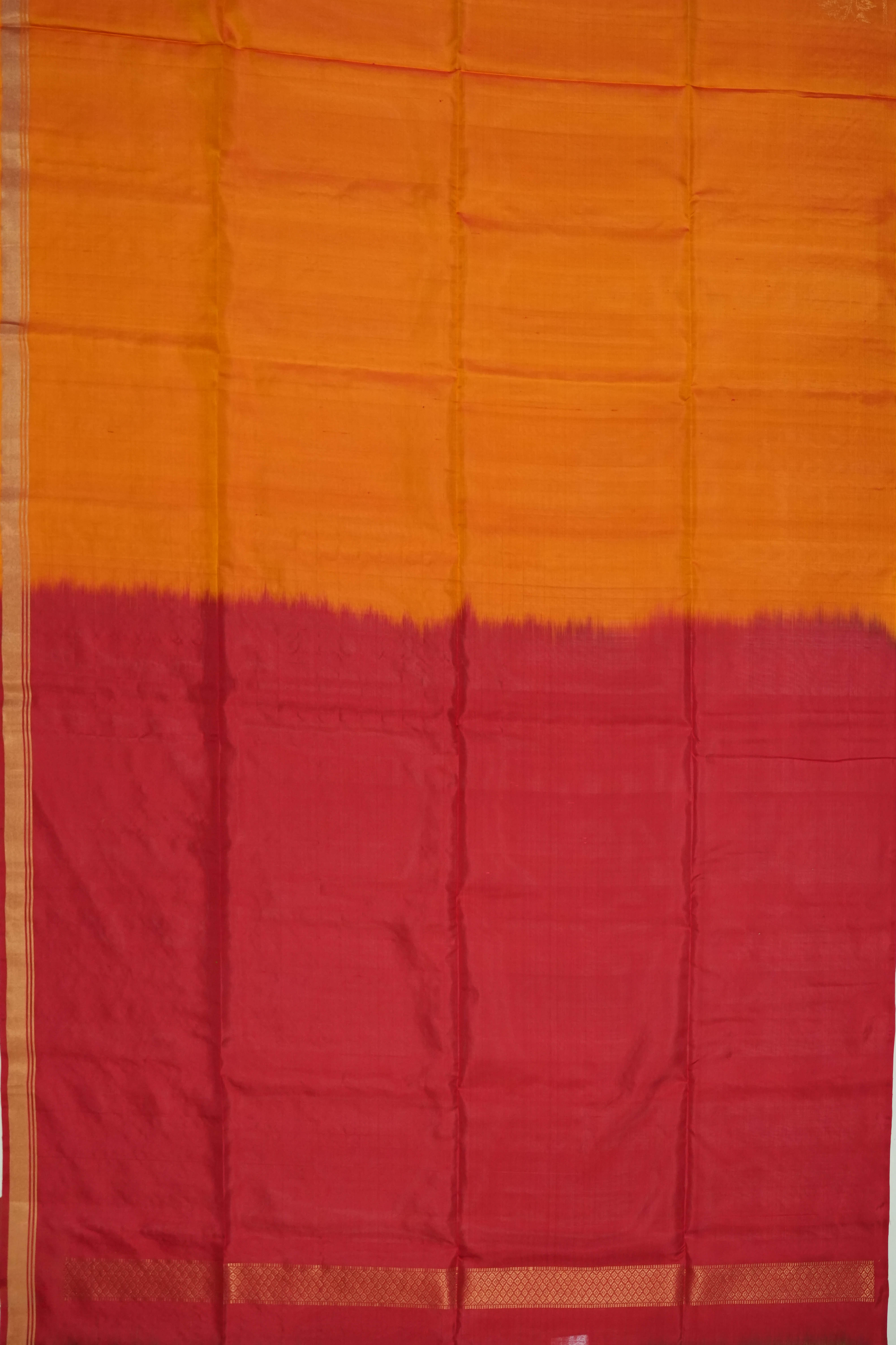Soft Silk Butta Yellow Saree