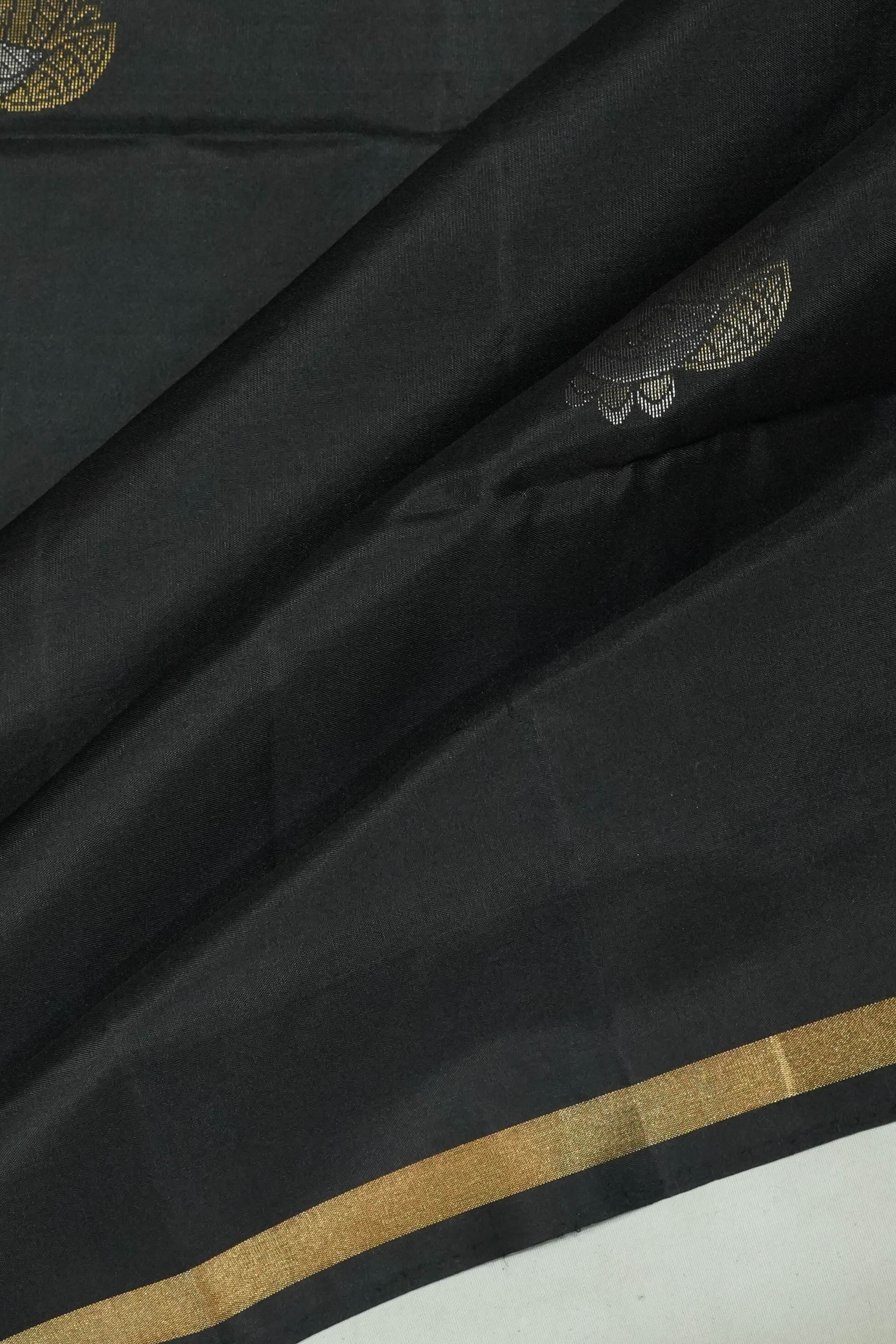 Soft Silk Butta Black Saree