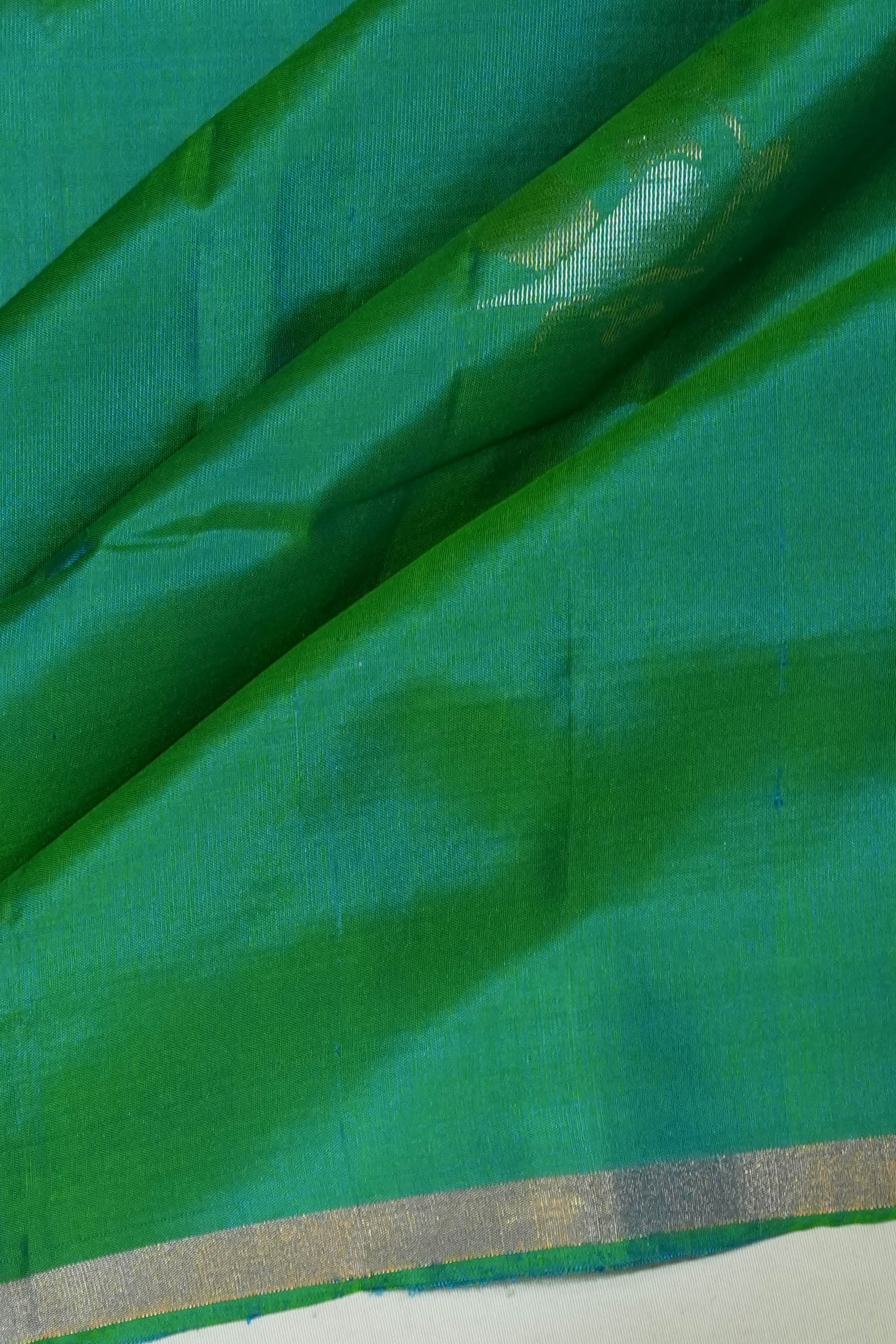 Soft Silk Butta Blue Saree