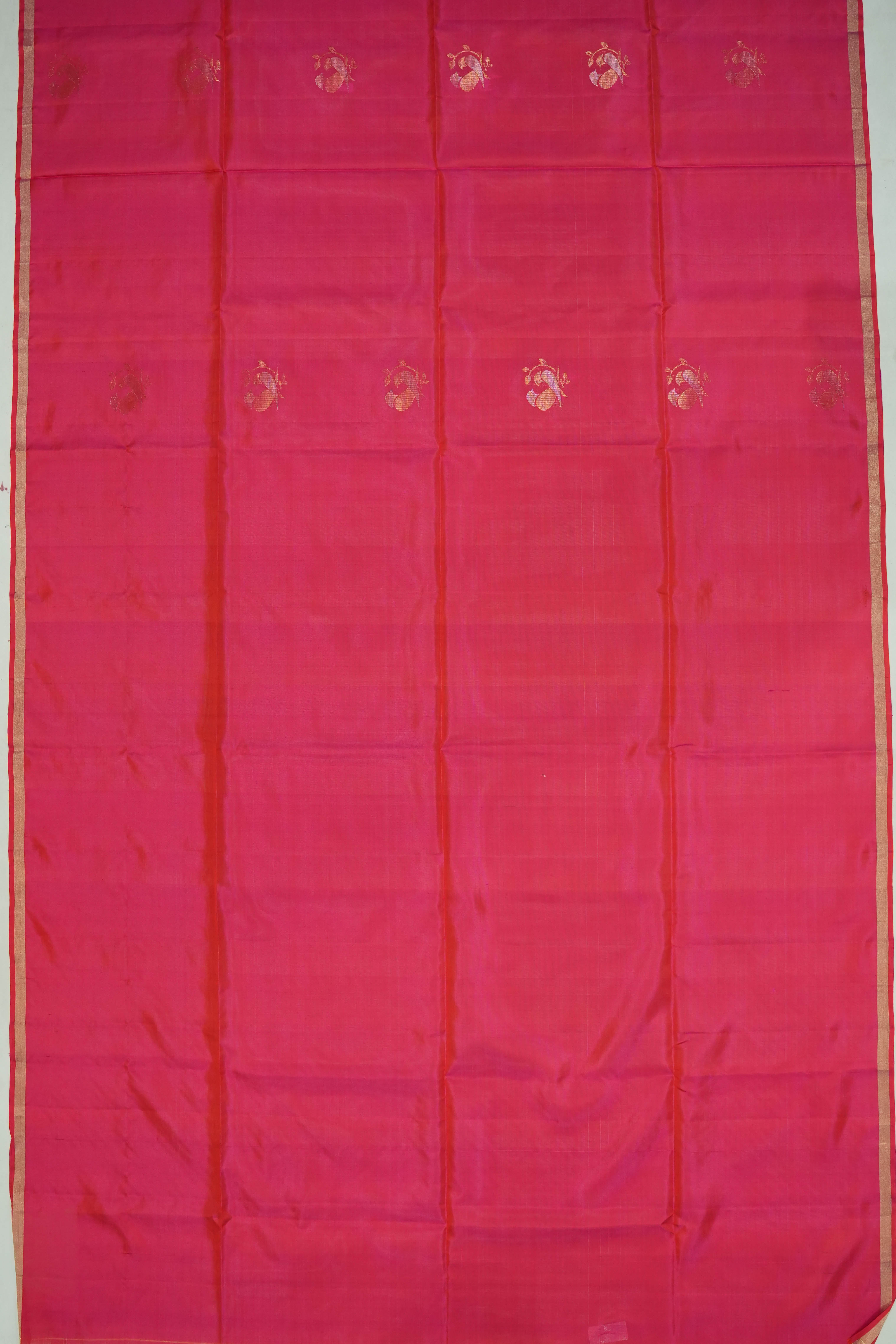 Soft Silk Butta Pink Saree