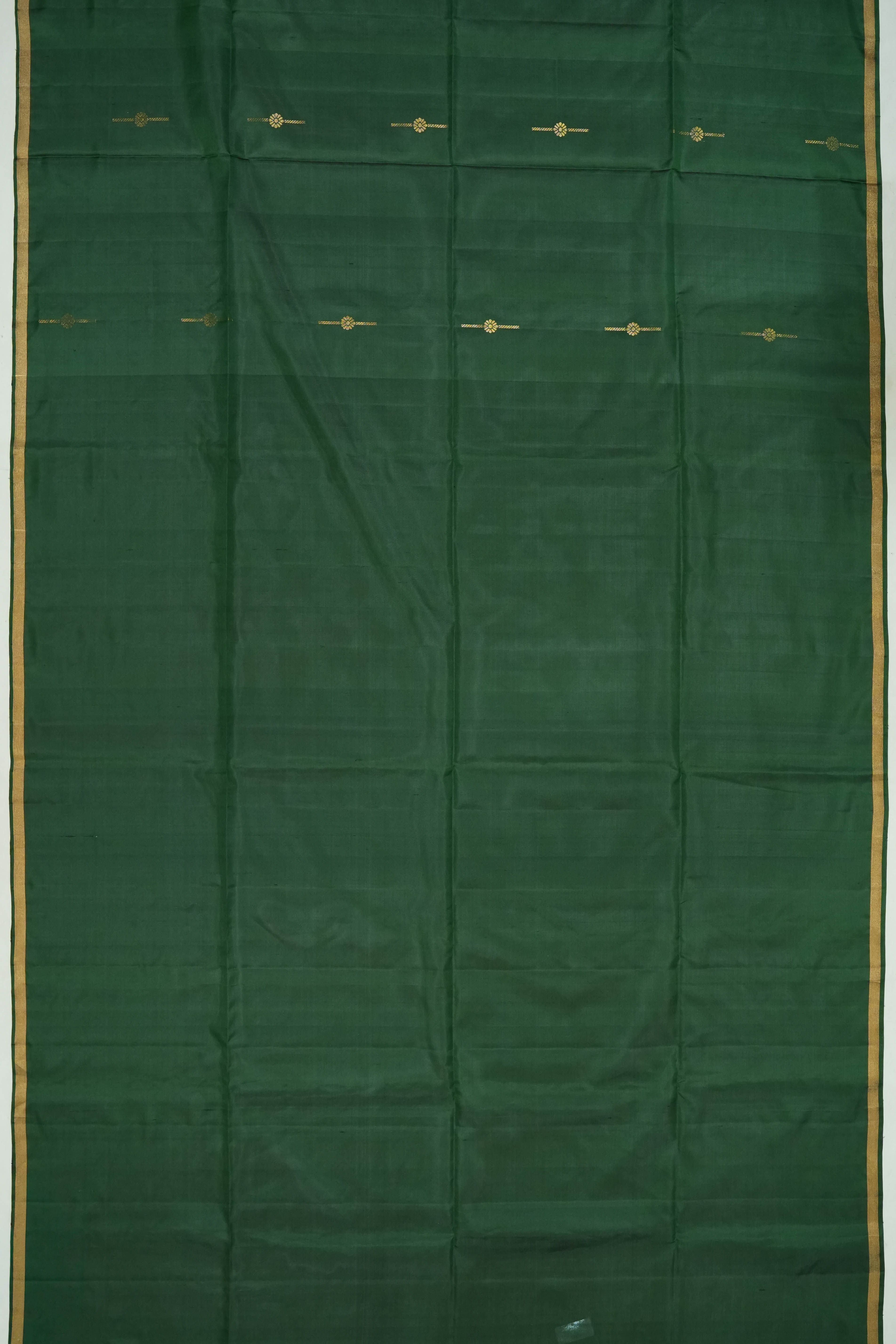 Soft Silk Butta Green Saree