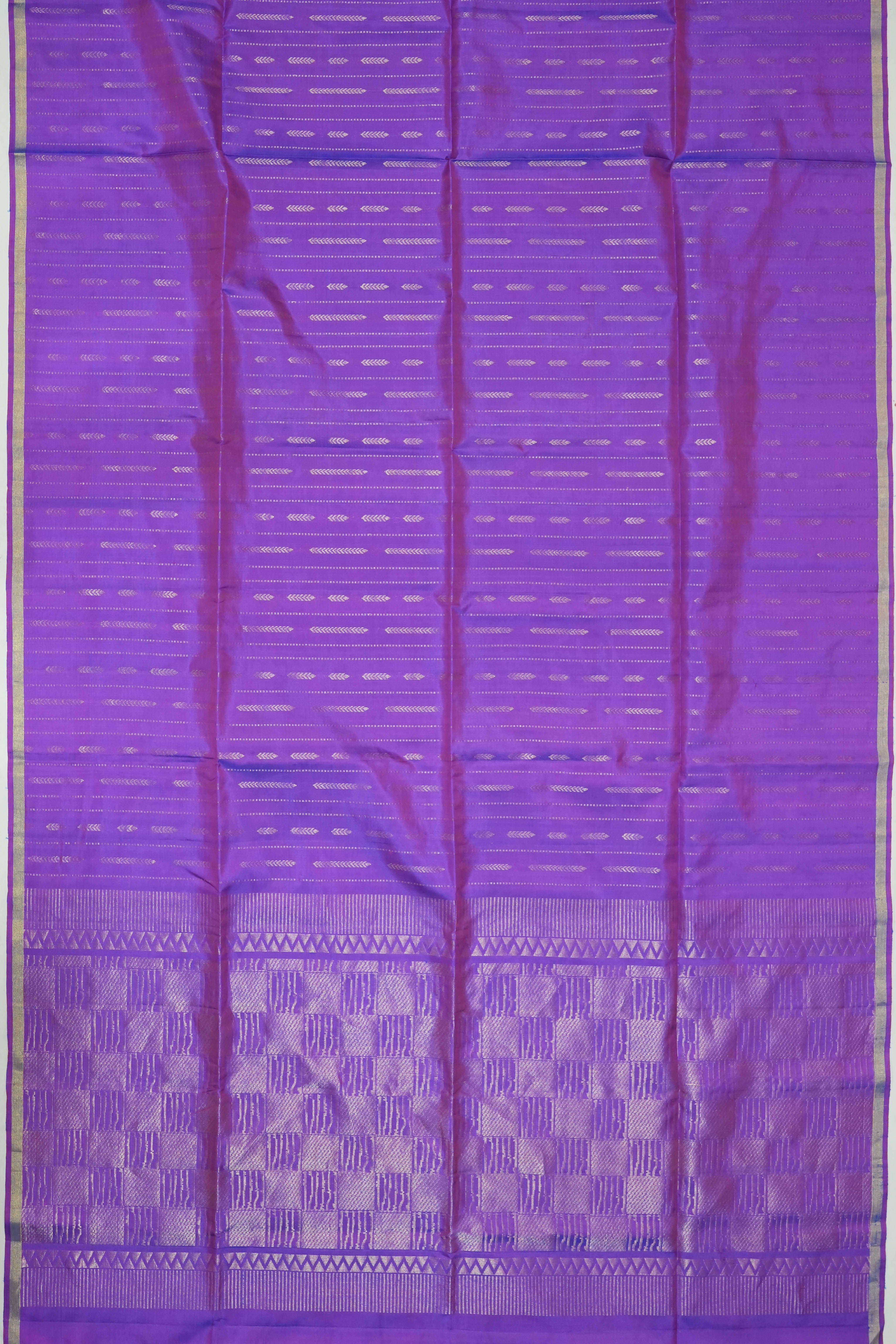 Soft Silk Butta Violet Saree