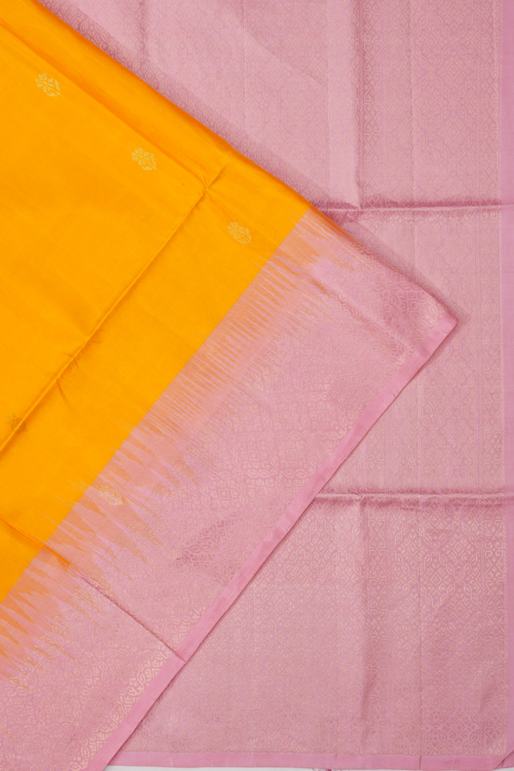 Coimbatore Soft Silk Butta Yellow Saree