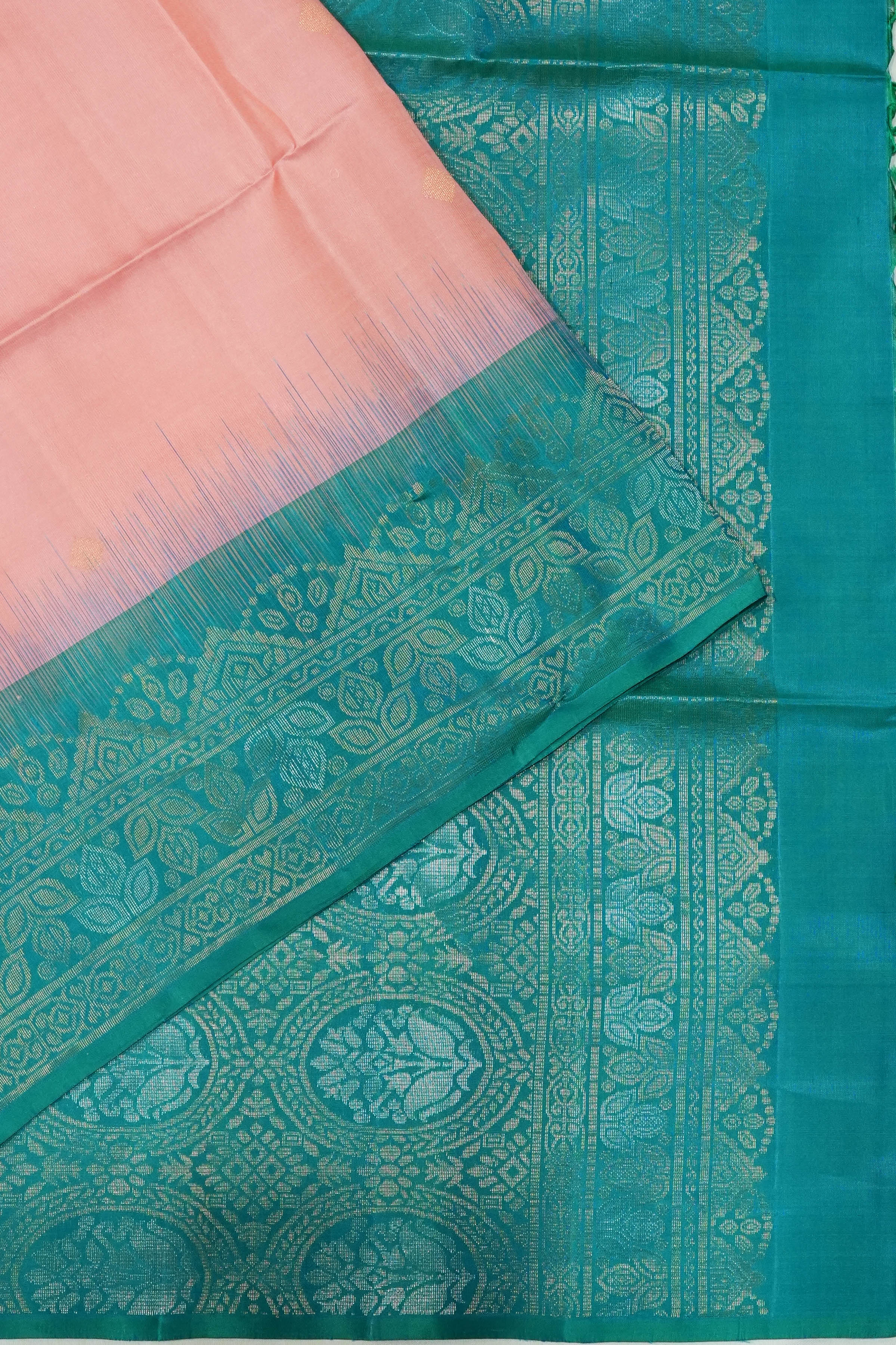 Soft Silk Butta Pink Saree