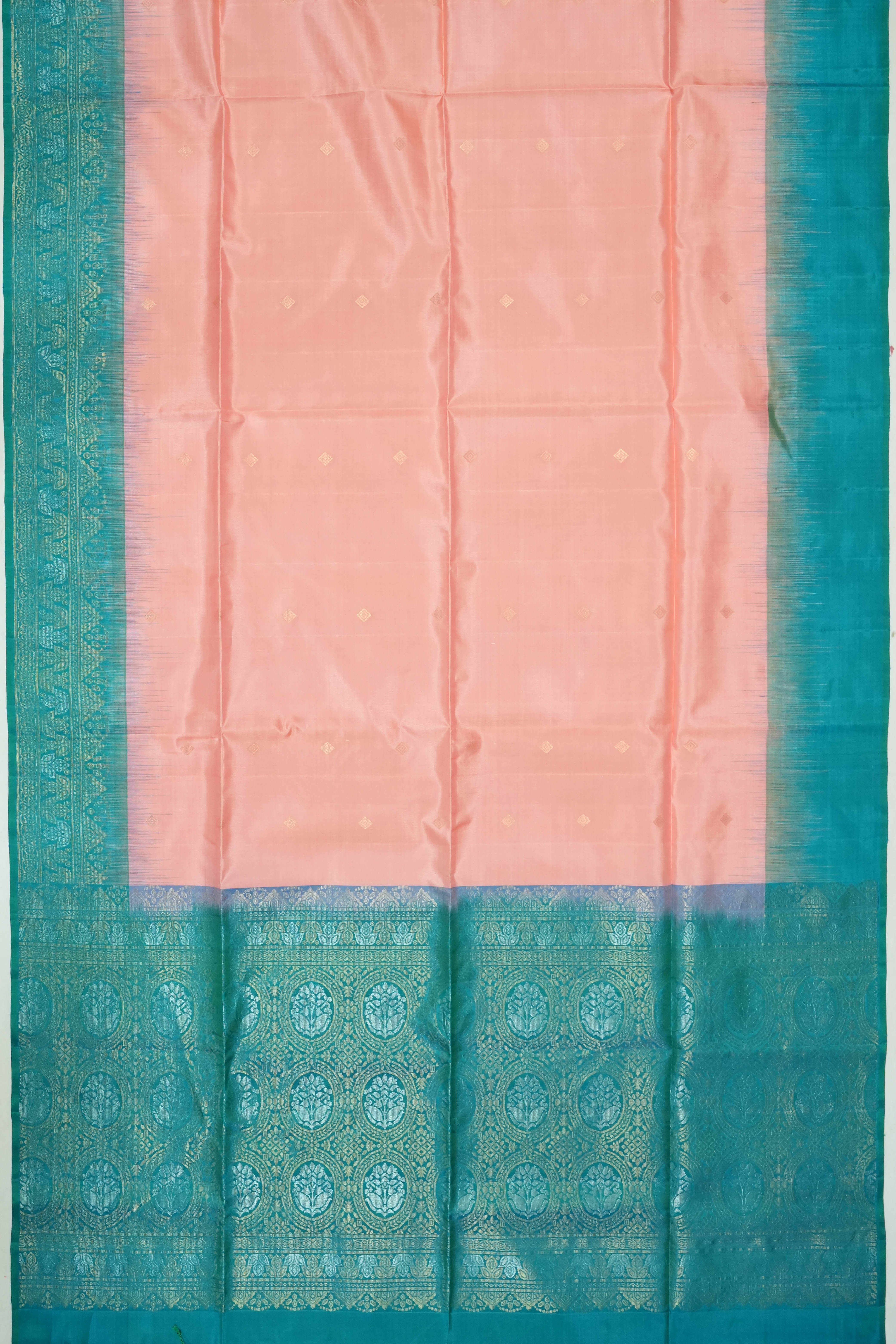 Soft Silk Butta Pink Saree