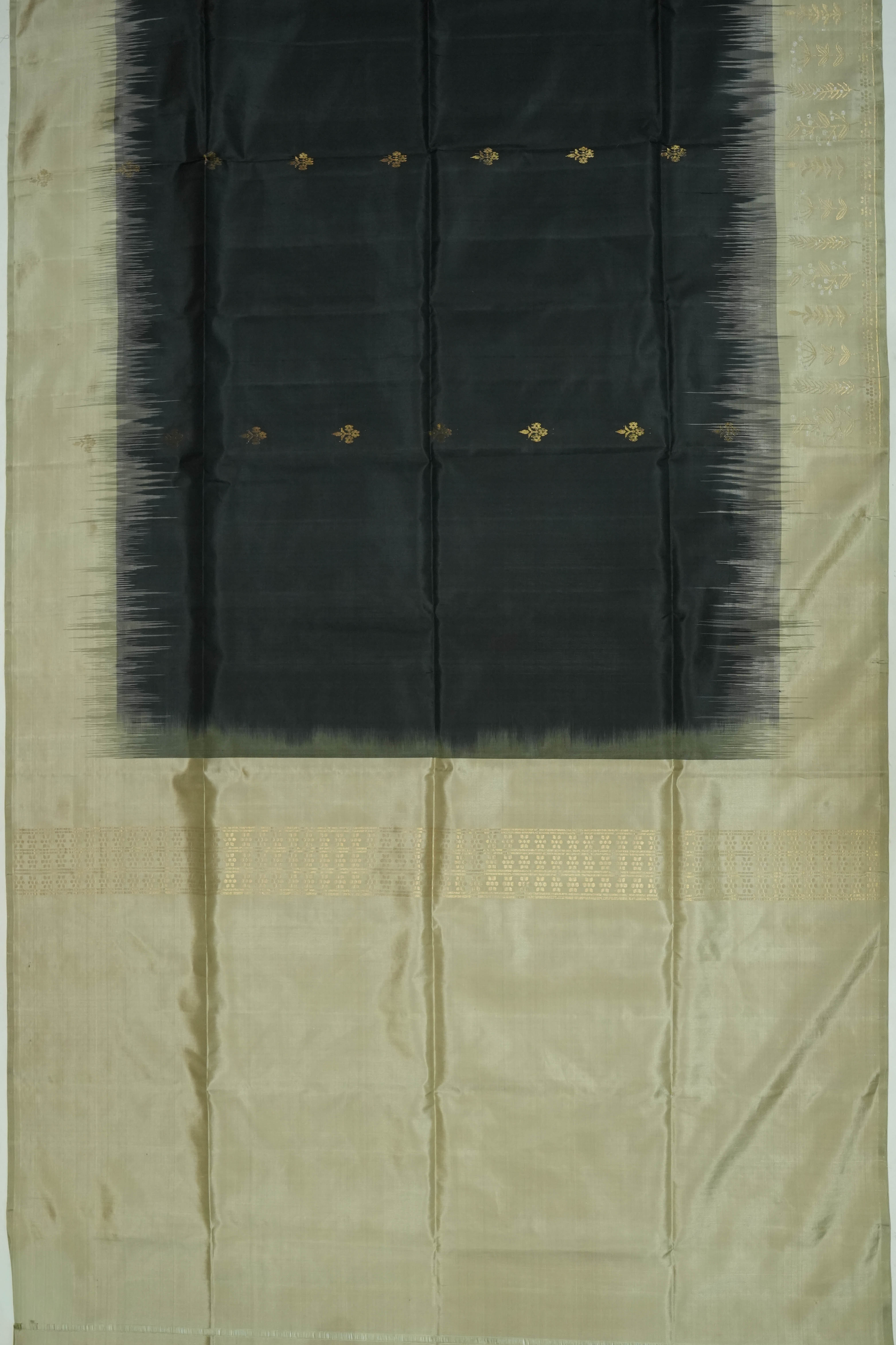 Soft Silk Butta Black Saree