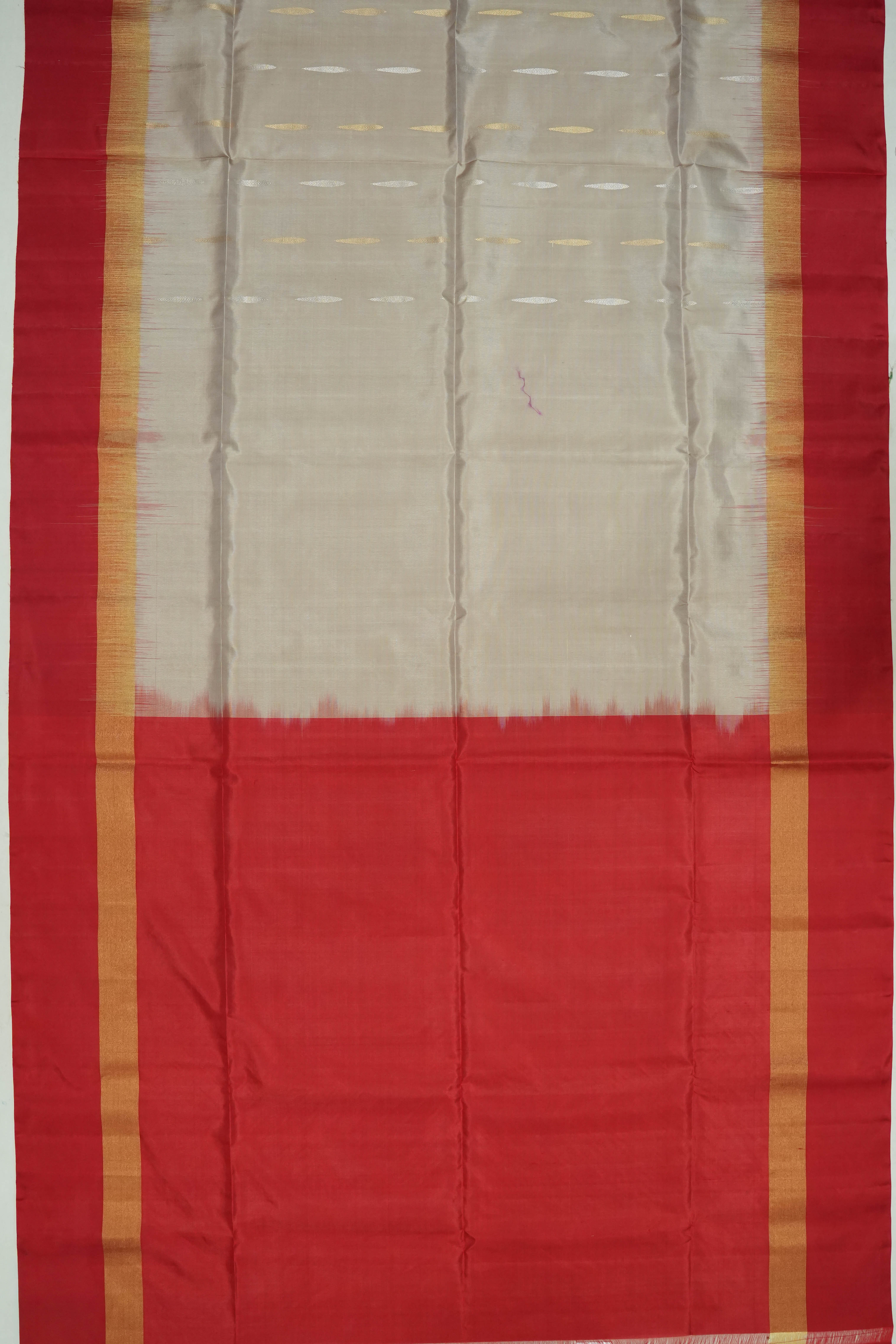 Soft Silk Butta Grey Saree