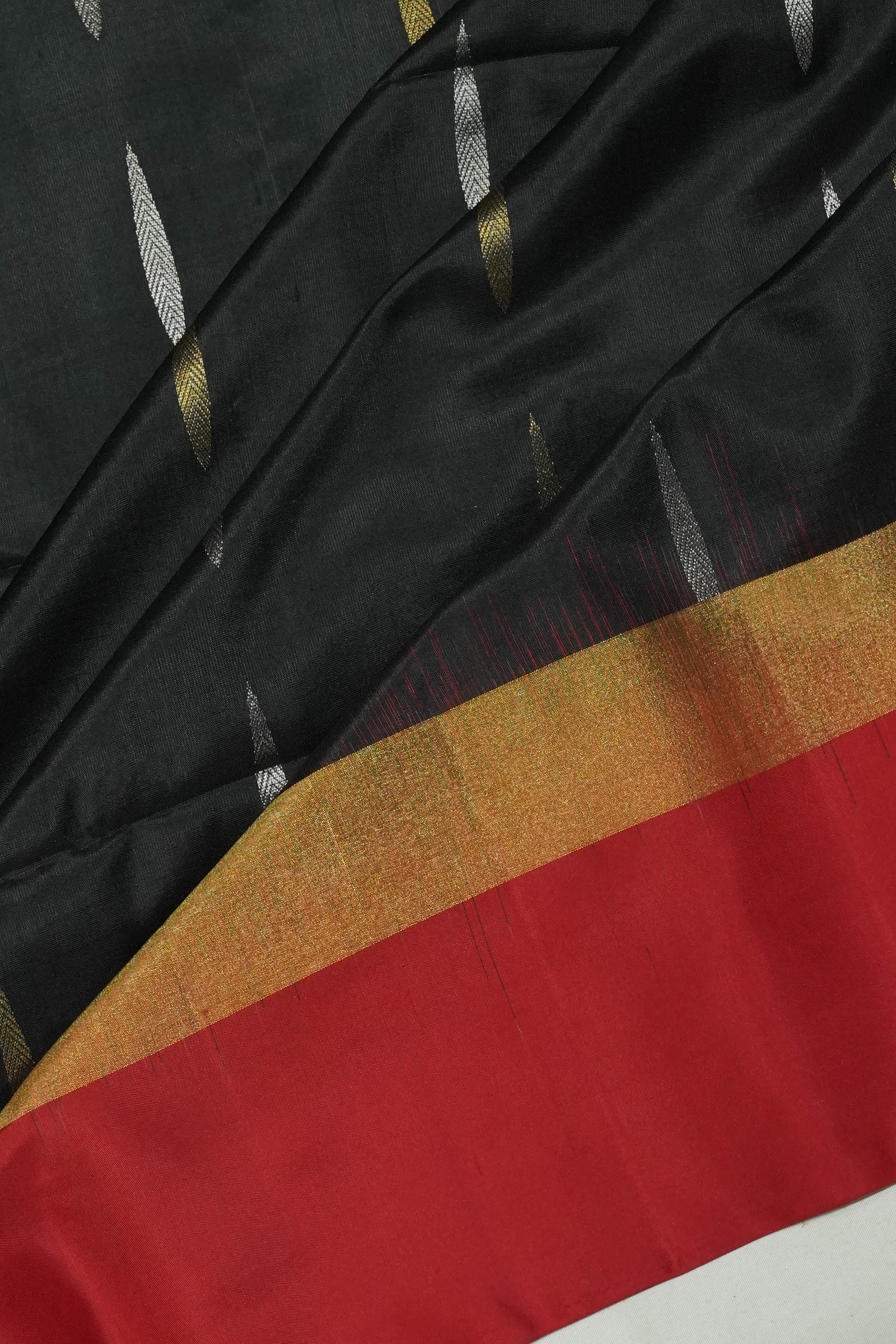 Soft Silk Butta Black Saree