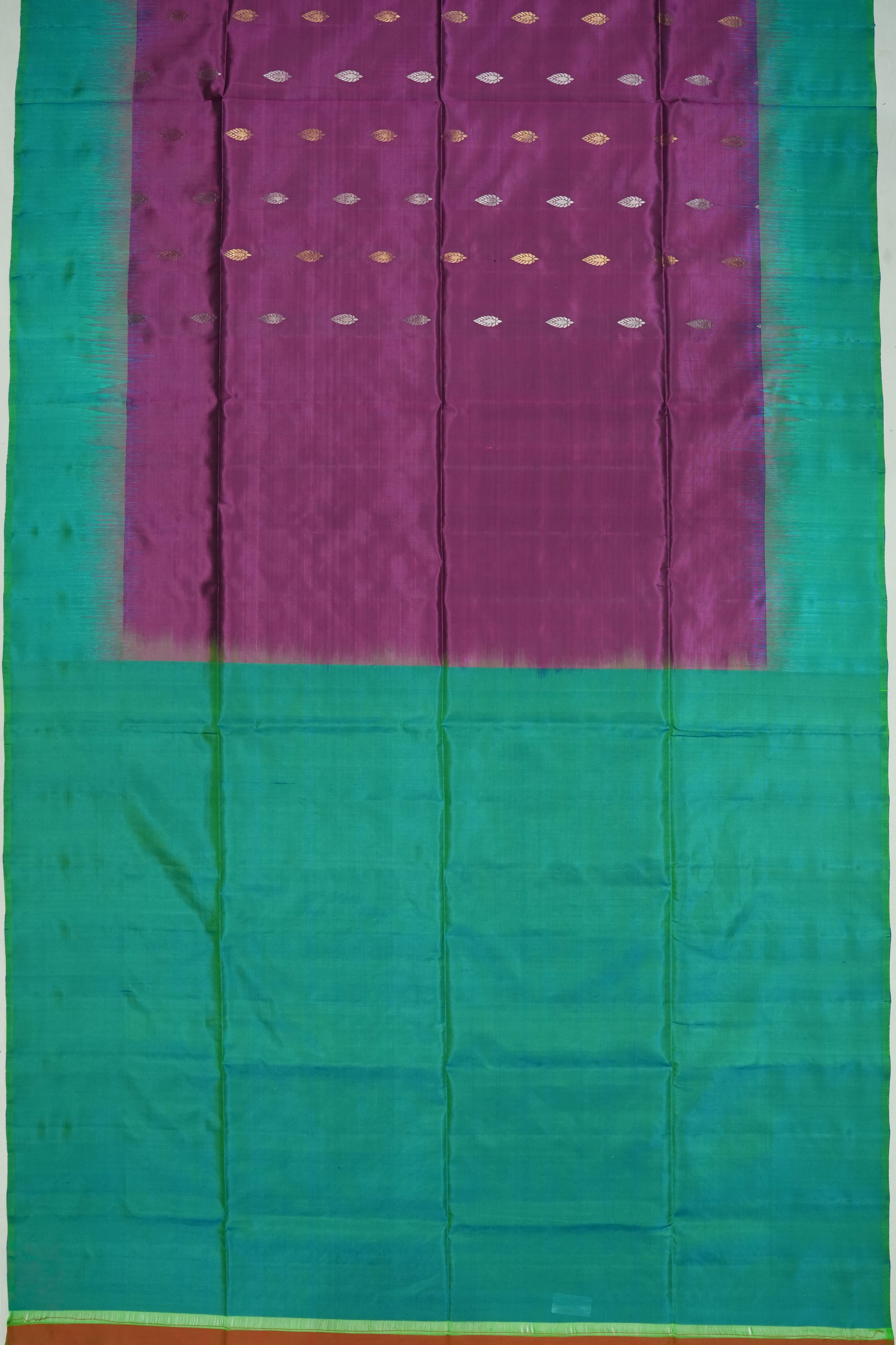 Soft Silk Butta Violet Saree