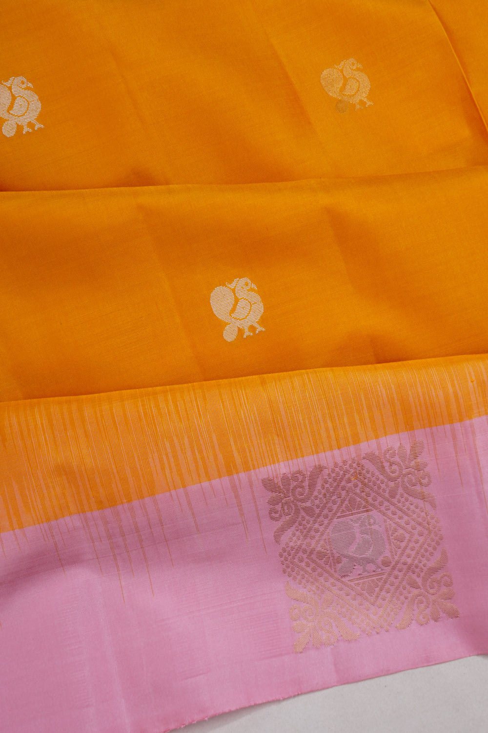 Coimbatore Soft Silk Butta Yellow Saree