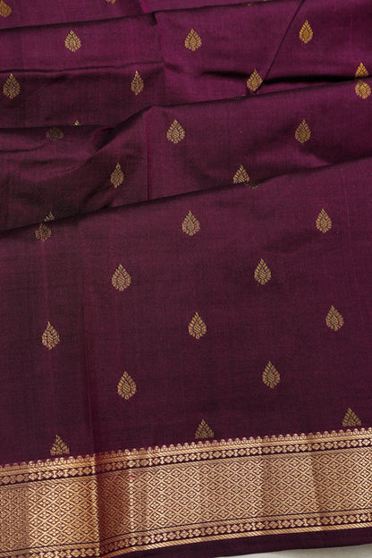 Taranga Kanchi Silk Brocade Purple Saree