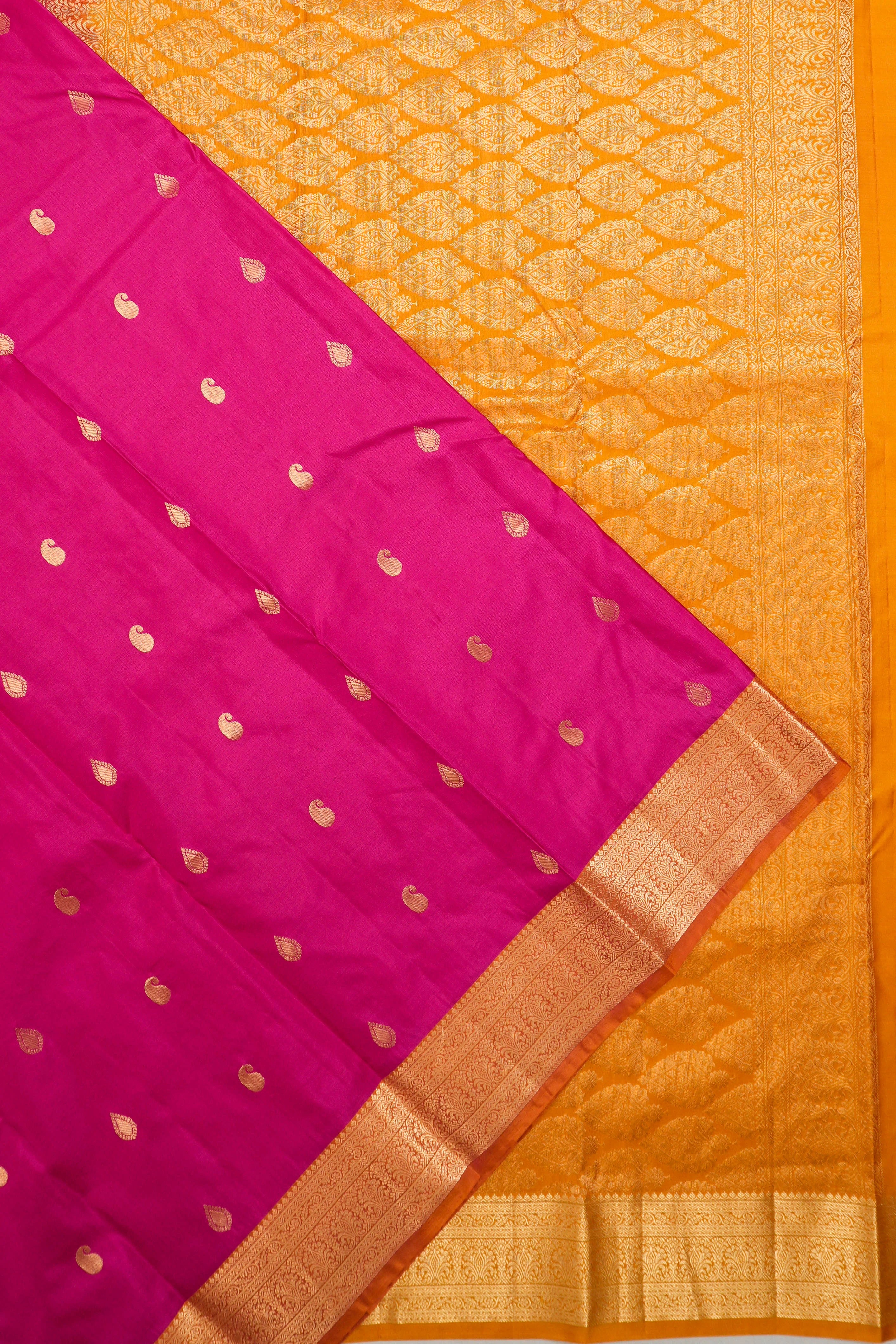 Taranga Kanchi Silk Butta Pink Saree
