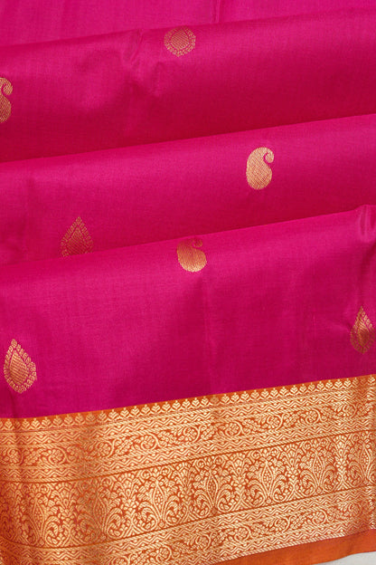 Taranga Kanchi Silk Butta Pink Saree