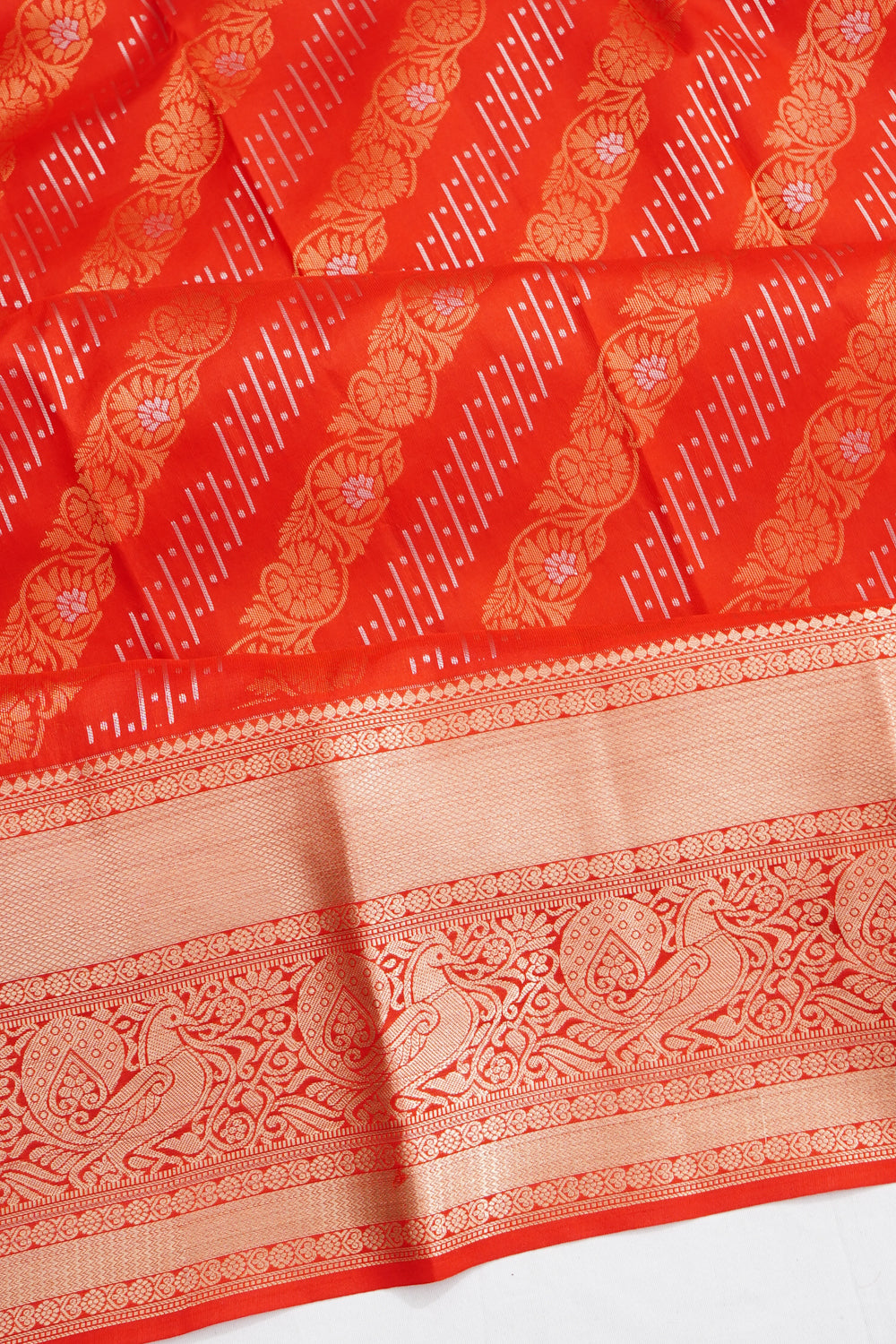 Coimbatore Soft Silk Brocade Red Saree