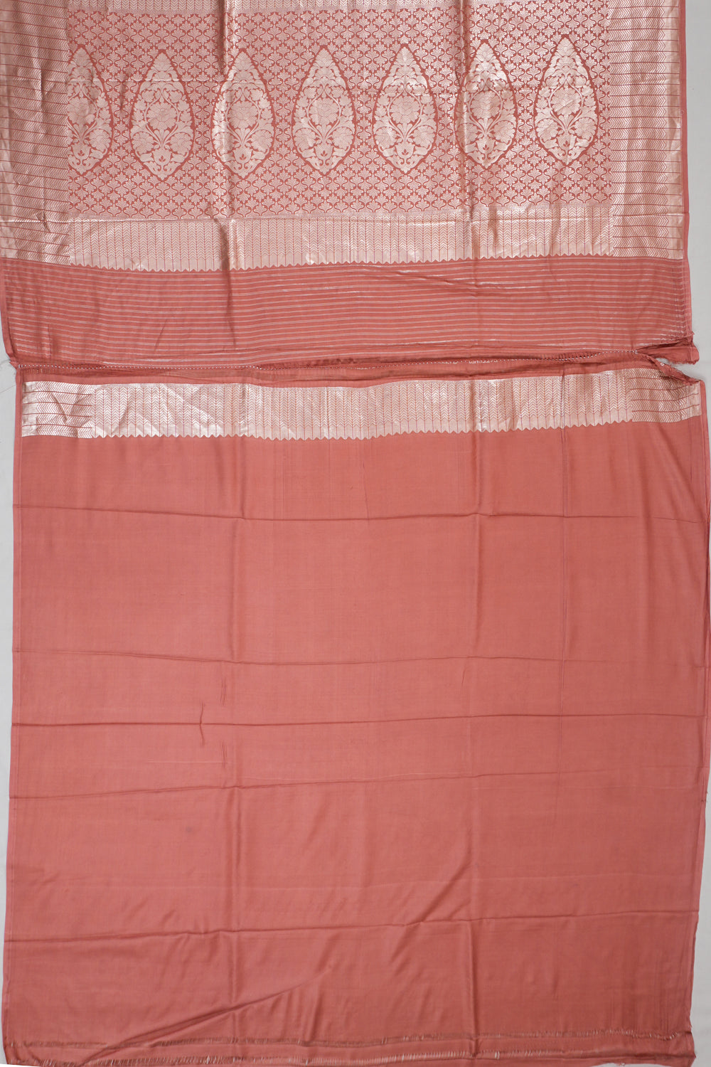 Vaanya Banaras Silk Brocade Pink Saree