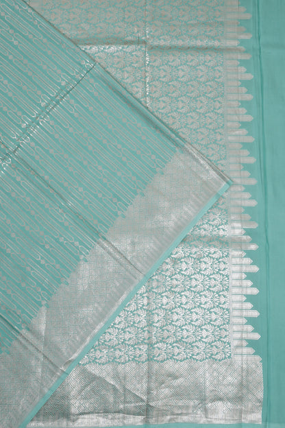 Vaanya Banaras Silk Brocade Blue Saree