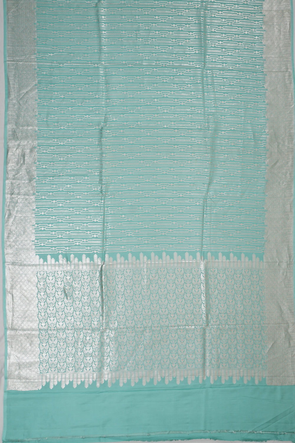 Vaanya Banaras Silk Brocade Blue Saree