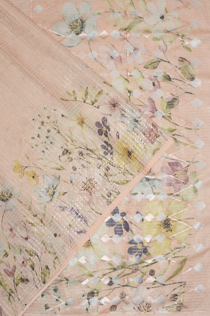 Vaanya Banaras Silk Brocade Pink Saree