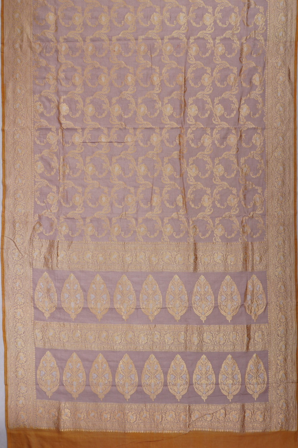 Vaanya Banaras Silk Jaal Lilac Saree