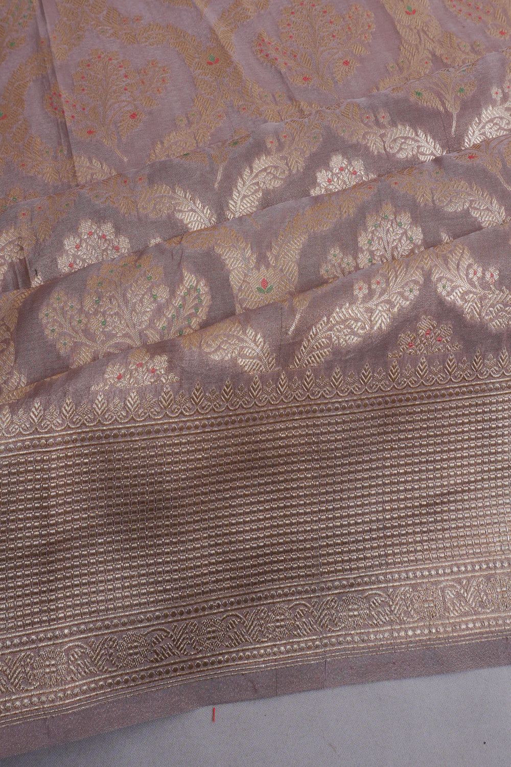 Vaanya Banaras Silk Brocade Lavender Saree
