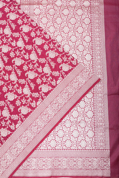 Vaanya Banaras Silk Brocade Purple Saree
