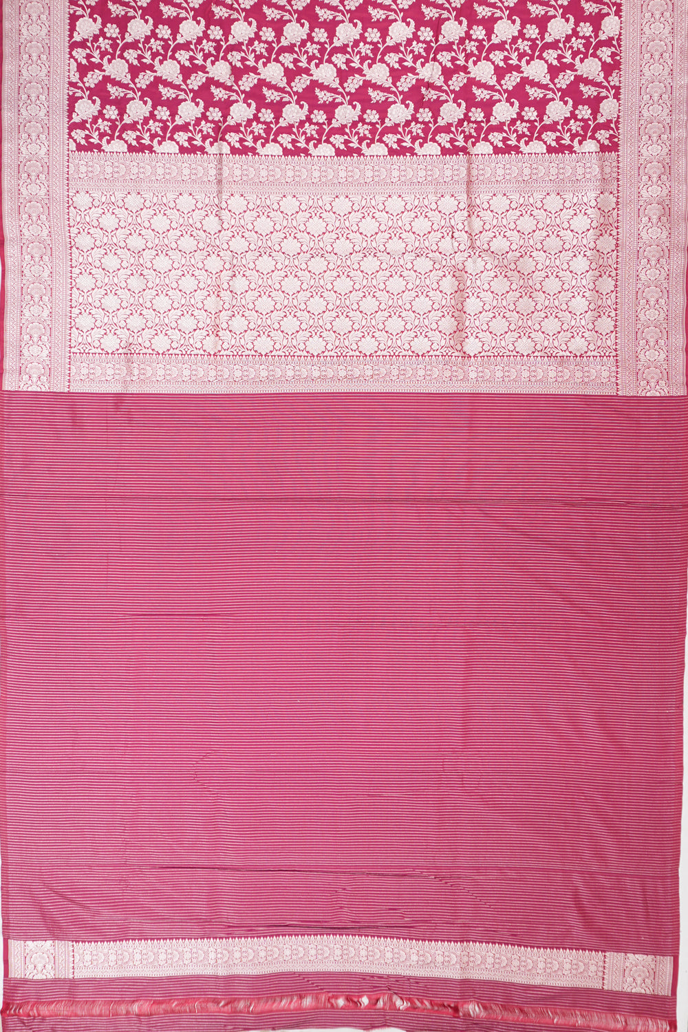 Vaanya Banaras Silk Brocade Purple Saree