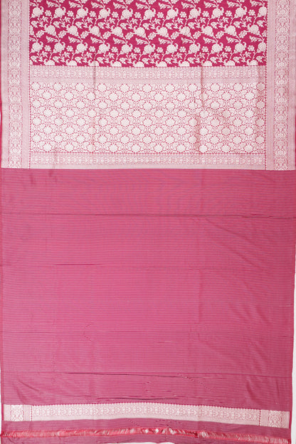 Vaanya Banaras Silk Brocade Purple Saree