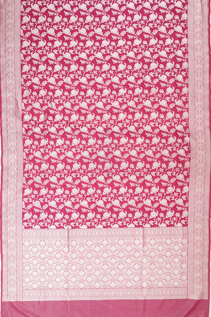 Vaanya Banaras Silk Brocade Purple Saree