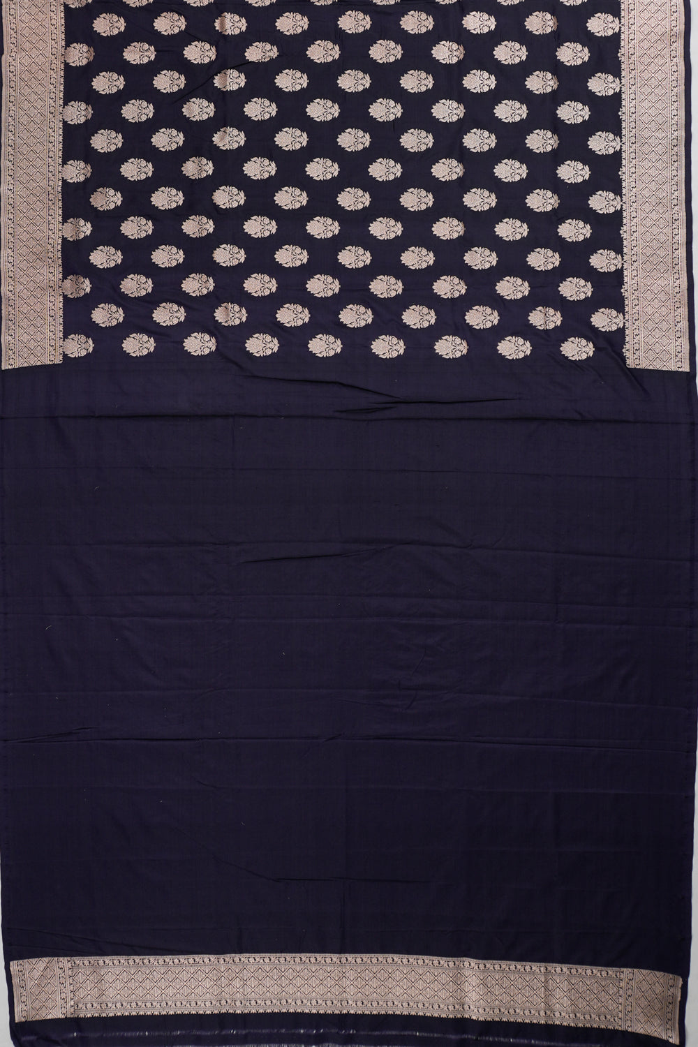 Vaanya Banaras Silk Butta Blue Saree