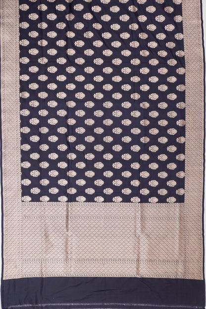 Vaanya Banaras Silk Butta Blue Saree