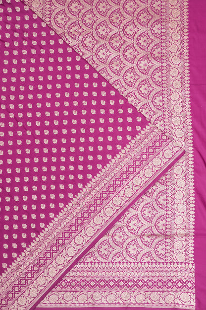 Vaanya Banaras Silk Brocade Violet Saree