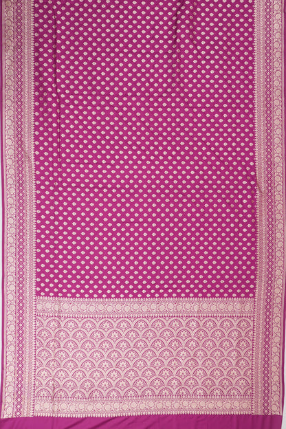 Vaanya Banaras Silk Brocade Violet Saree