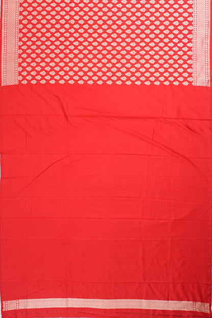 Vaanya Banaras Silk Brocade Red Saree