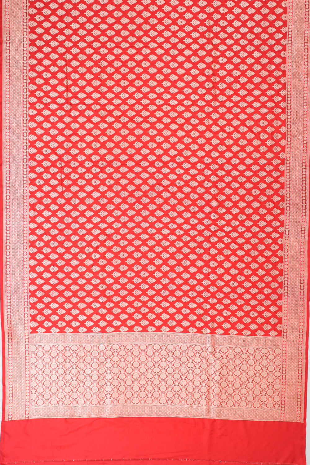 Vaanya Banaras Silk Brocade Red Saree