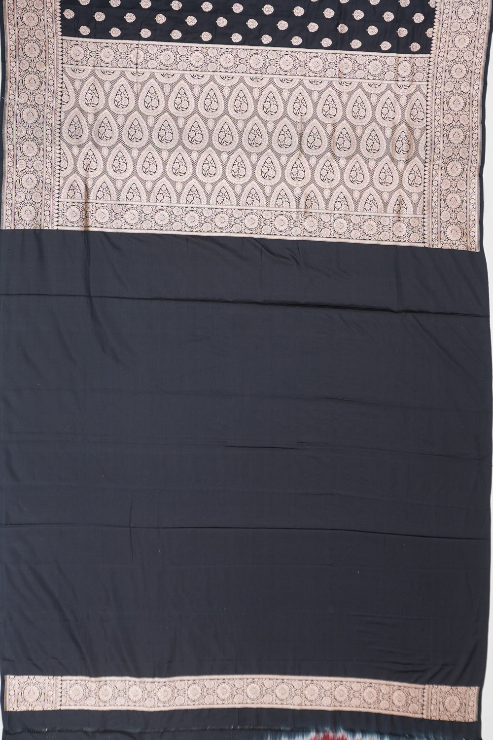 Vaanya Banaras Silk Butta Black Saree