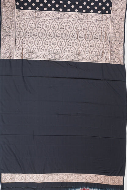 Vaanya Banaras Silk Butta Black Saree