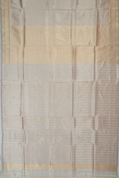 Vaanya Banaras Silk Brocade Blue Saree