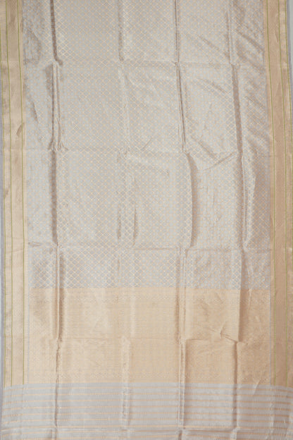 Vaanya Banaras Silk Brocade Blue Saree