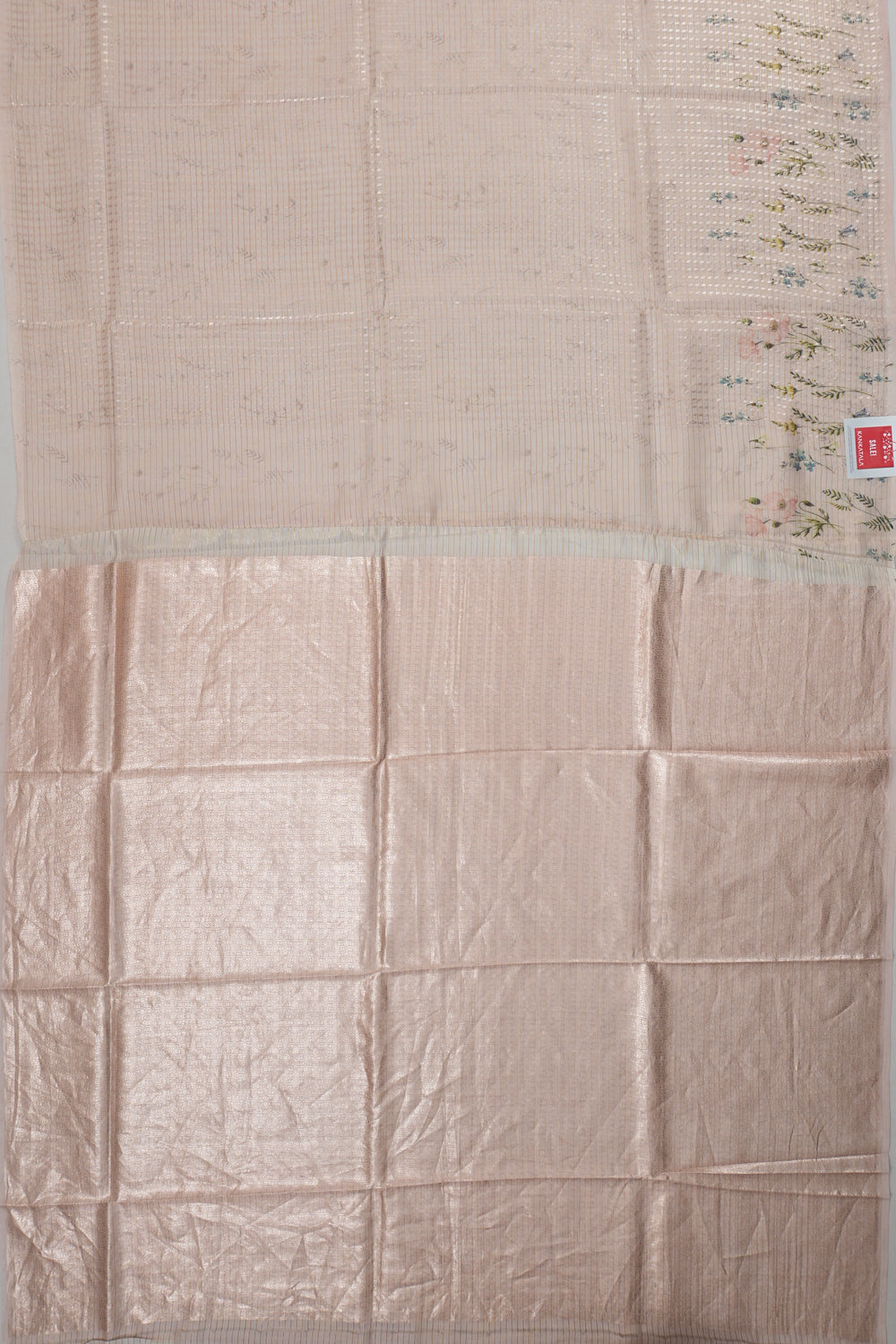 Vaanya Banaras Silk Brocade Pink Saree