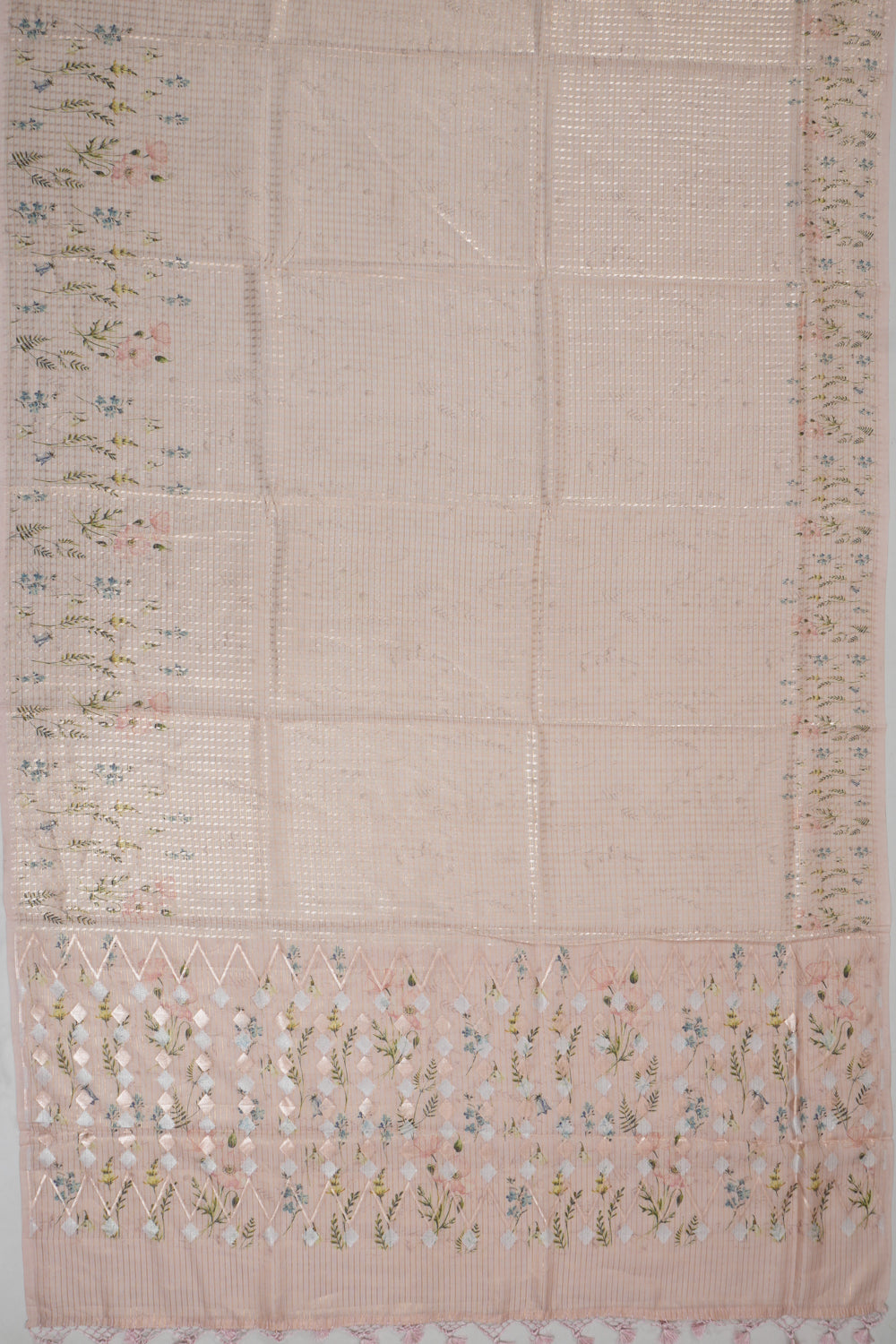 Vaanya Banaras Silk Brocade Pink Saree