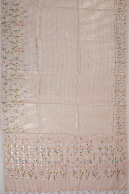 Vaanya Banaras Silk Brocade Pink Saree