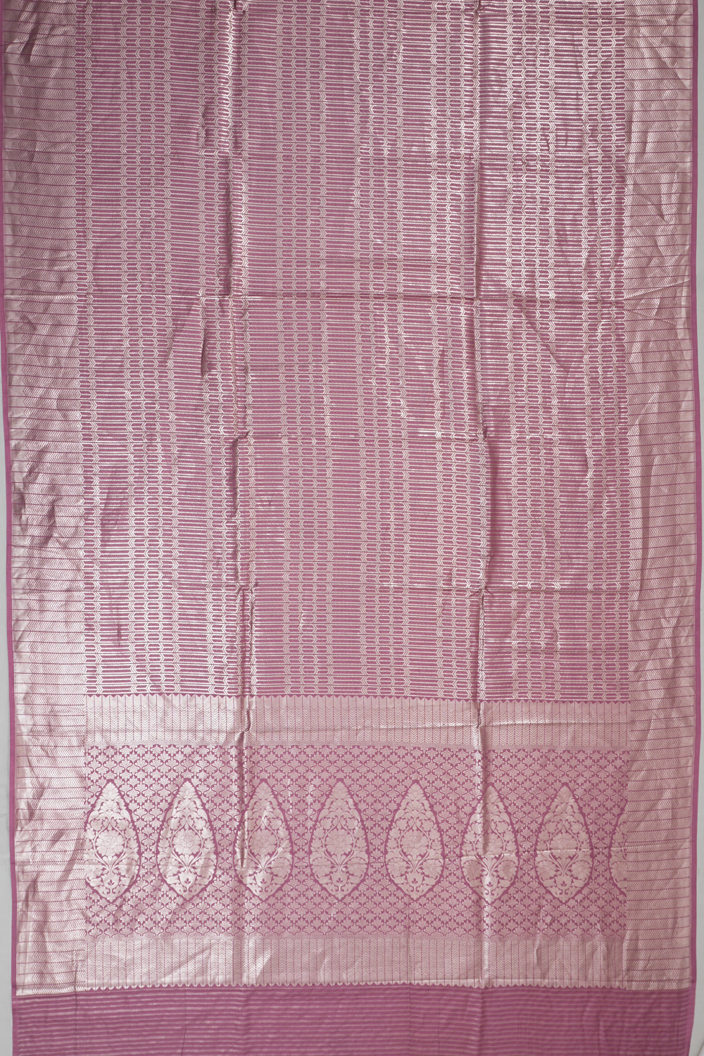 Vaanya Banaras Silk Brocade Pink Saree