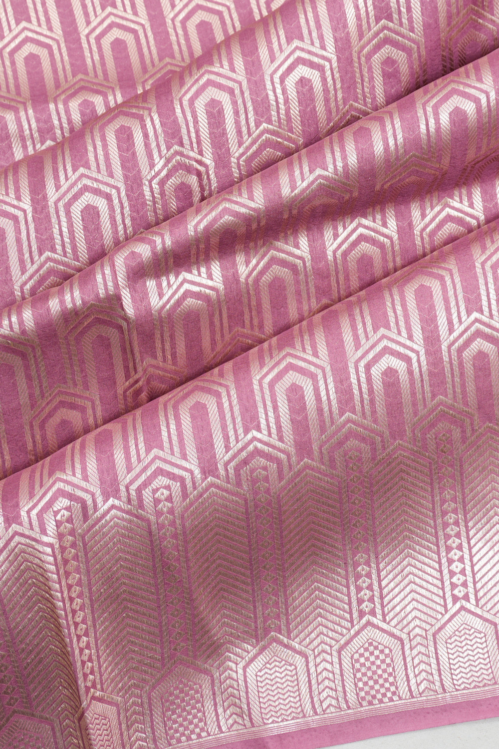 Vaanya Banaras Silk Brocade Lavender Saree
