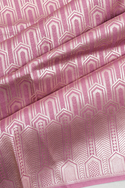 Vaanya Banaras Silk Brocade Lavender Saree