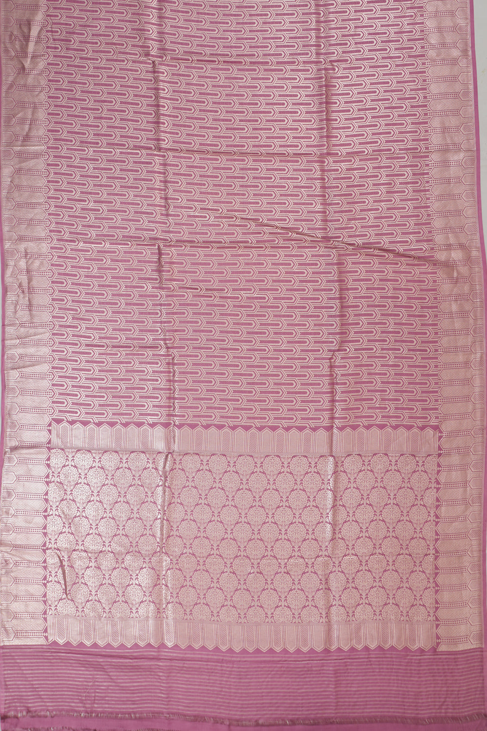Vaanya Banaras Silk Brocade Lavender Saree